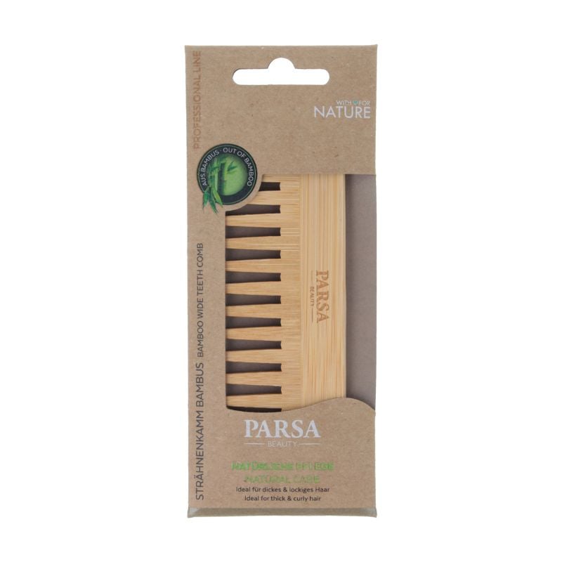 Pieptene din bambus pentru suvite, 1 bucata, Parsa