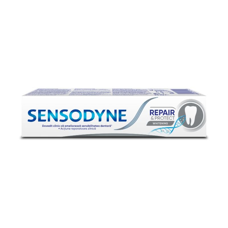 Pasta de dinti Repair & Protect Whitening Sensodyne, 75 ml, Gsk dinti imagine noua