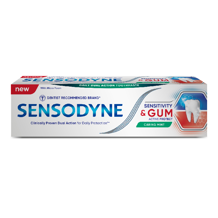 Pasta de dinti Sensitivity & Gum active protect Sensodyne, 75 ml, Gsk