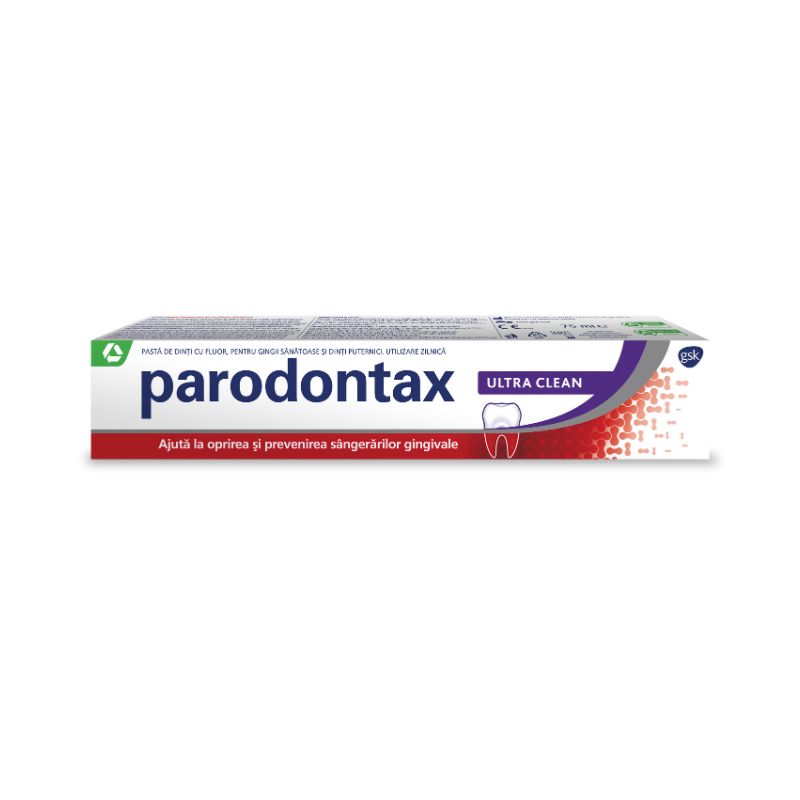 Pasta de dinti Ultra Clean Parodontax, 75 ml, Gsk Clean imagine noua