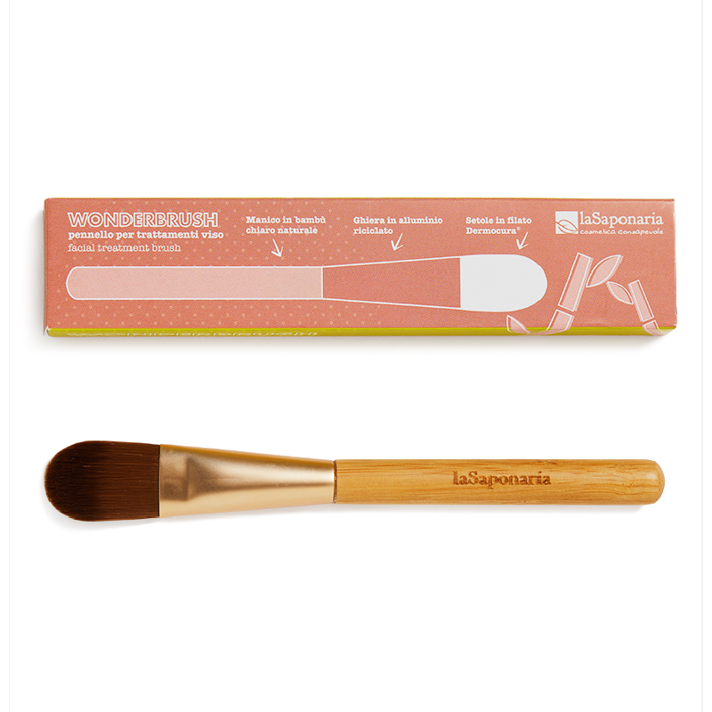 Pensula Din Bambus Wonder Brush Pt Aplicarea Tratamentelor Faciale, 1 Bucata, La Saponaria