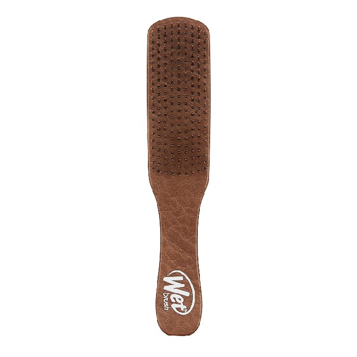 Perie De Par Pentru Barbati Men Brown Leather, Wet Brush