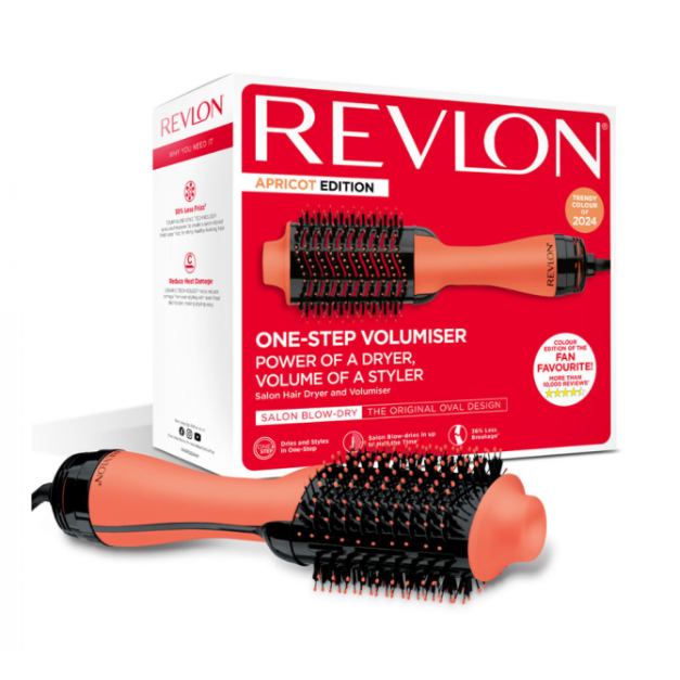 Perie electrica fixa One-Step Hair Dryer & Volumiser, RVDR5222AE, apricot, Revlon