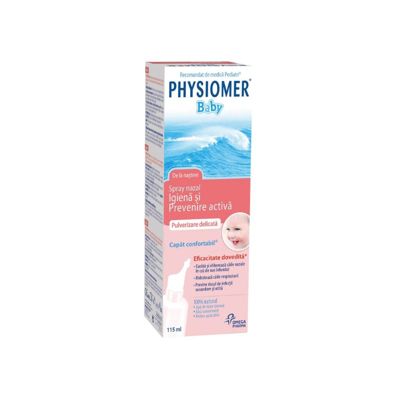 Spray cu solutie nazala Physiomer Baby, 115 ml 115 imagine noua