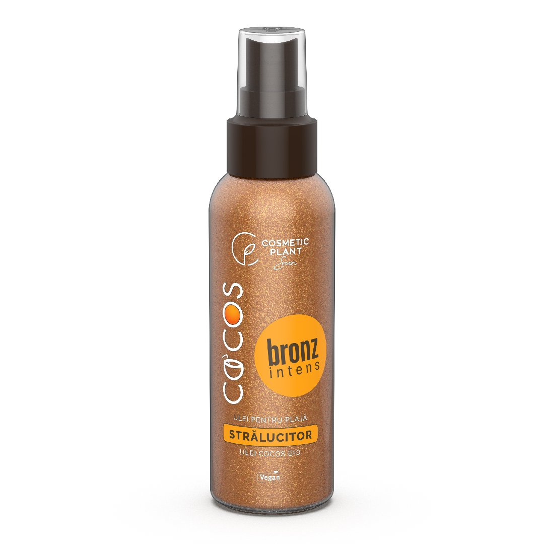 Ulei stralucitor bronz intens Cocos, 100ml, Cosmetic Plant