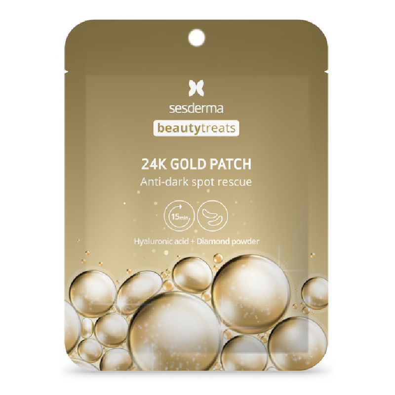 Plasturi pentru ochi 24K Gold Beauty Treats, 1 bucata, Sesderma