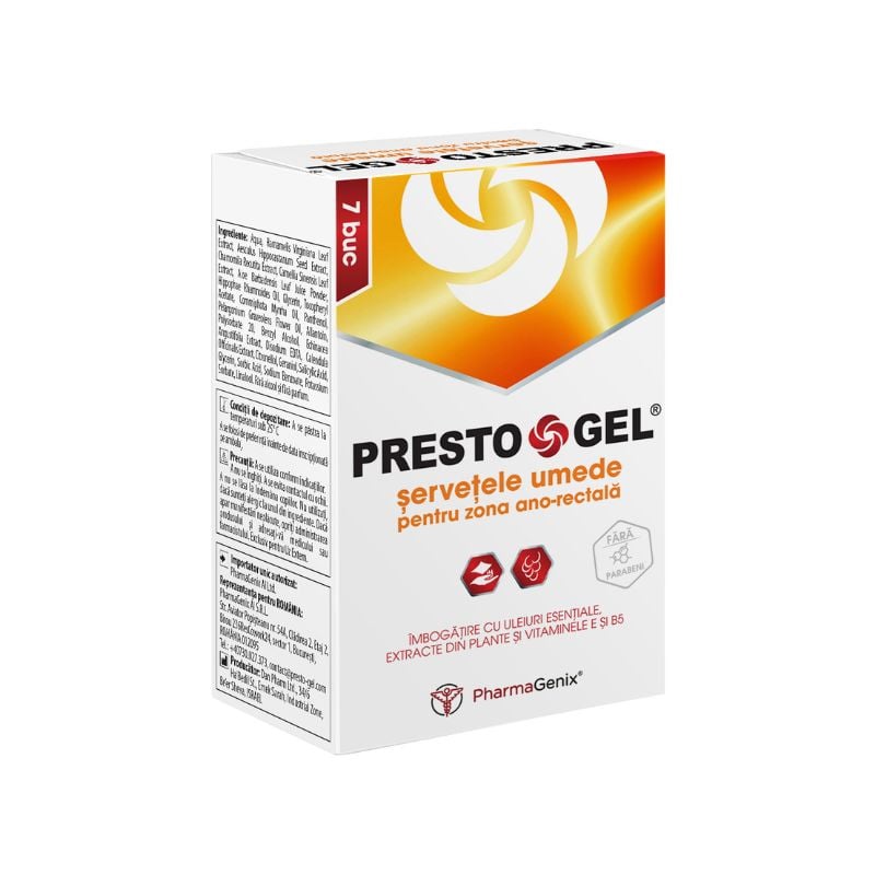 Servetele umede PrestoGel®, 7 bucati, PharmaGenix® Gastro 2023-09-22