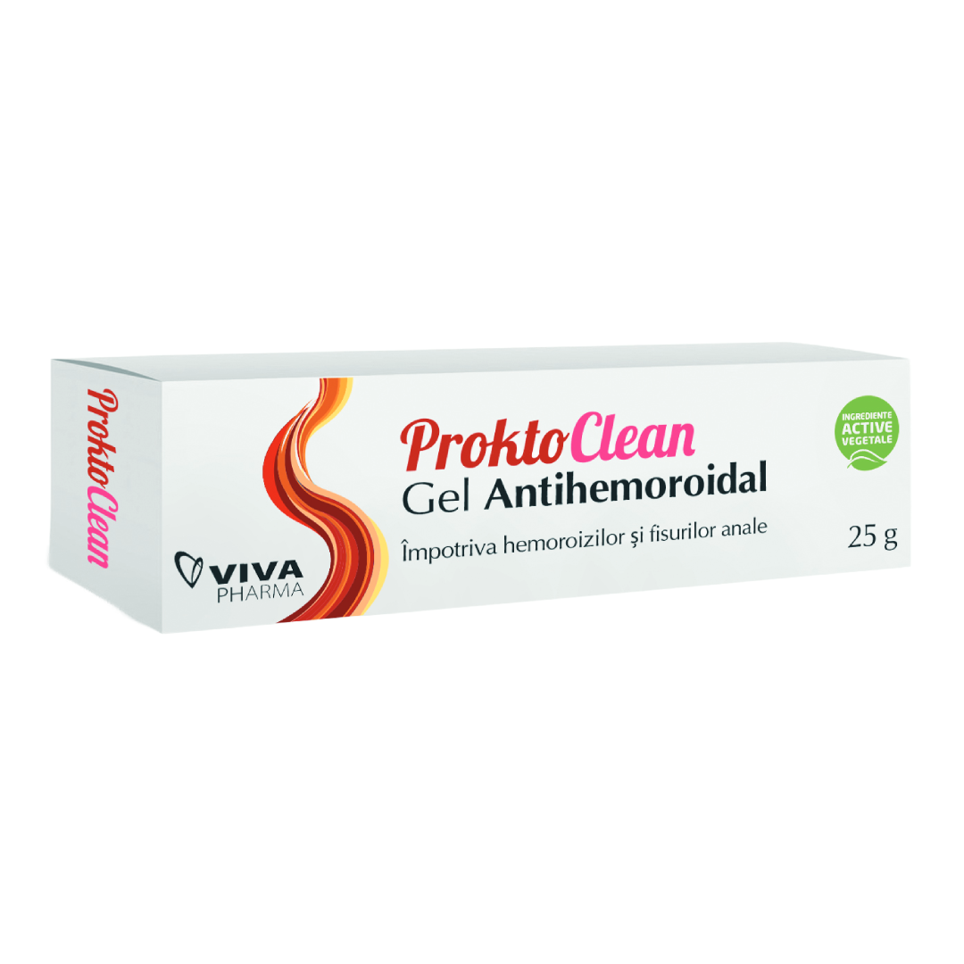 ProktoClean Gel antihemoroidal, 25 g, Viva Pharma