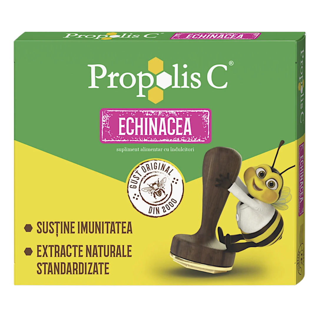 Propolis C Echinacea, 20 comprimate, Fiterman Pharma