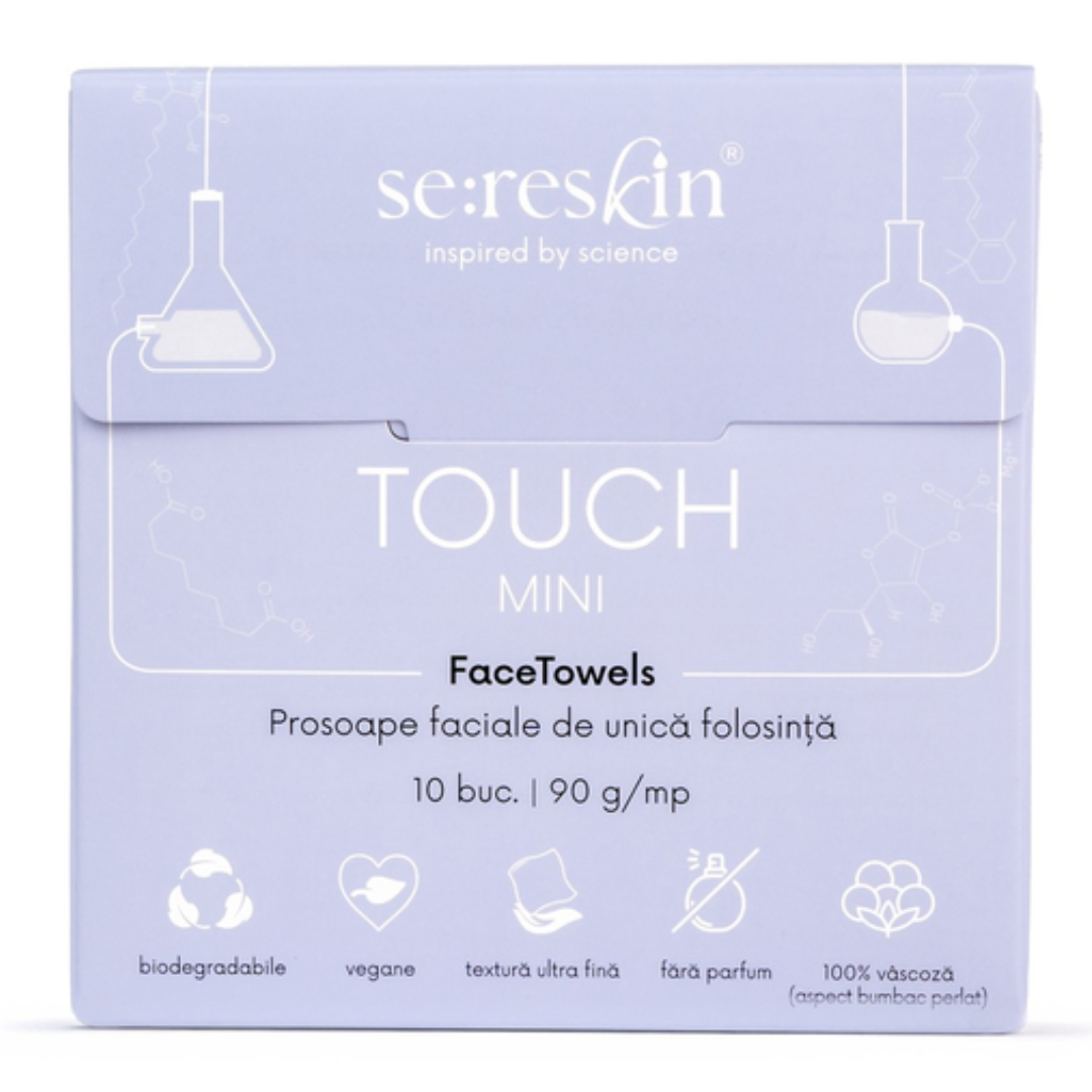 Prosoape faciale de unica folosinta Touch Face Towels, 10 bucati, Se:Reskin