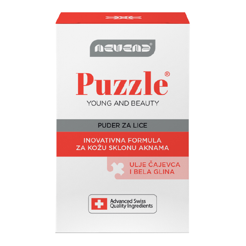 Masca pudra anti-acnee Puzzle, 30g, Nevena