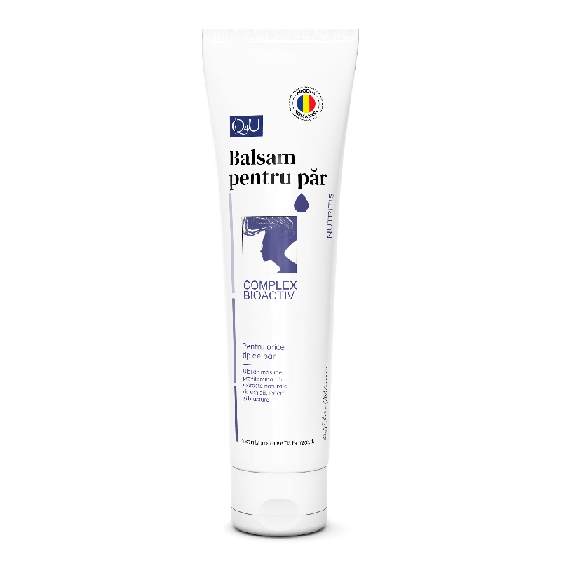 Balsam pentru orice tip de par cu ulei de masline Q4U, 150 ml, Tis Farmaceutic