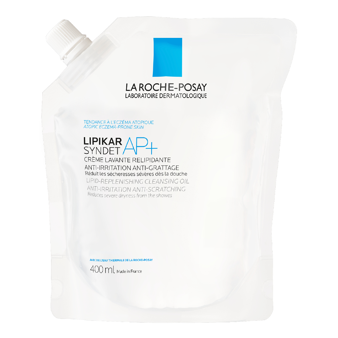 Rezerva de reincarcare Crema de spalare anti-iritatii pentru piele sensibila Lipikar Syndet AP+, 400 ml, La Roche-Posay