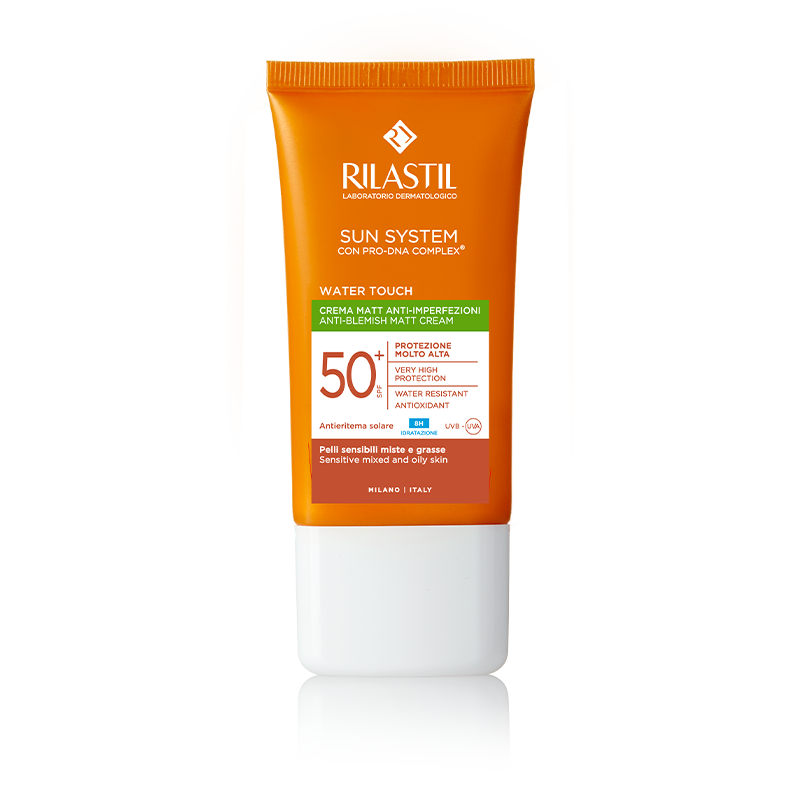 Crema Water Touch Mat Spf 50+ Sun System, 50 Ml, Rilastil