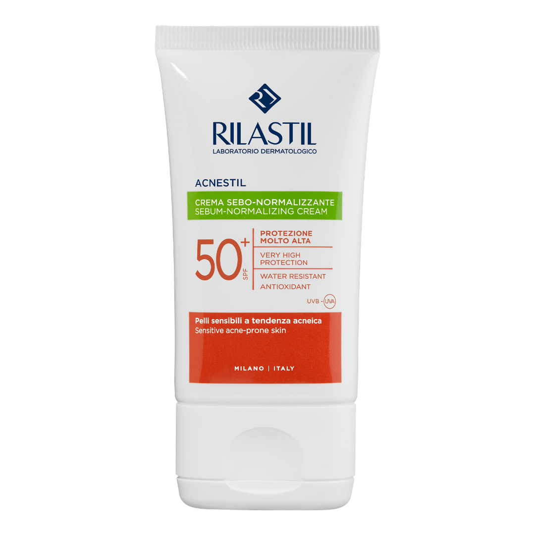 Crema seboregulatoare Acnestil cu SPF 50+ Sun System, 40ml, Rilastil