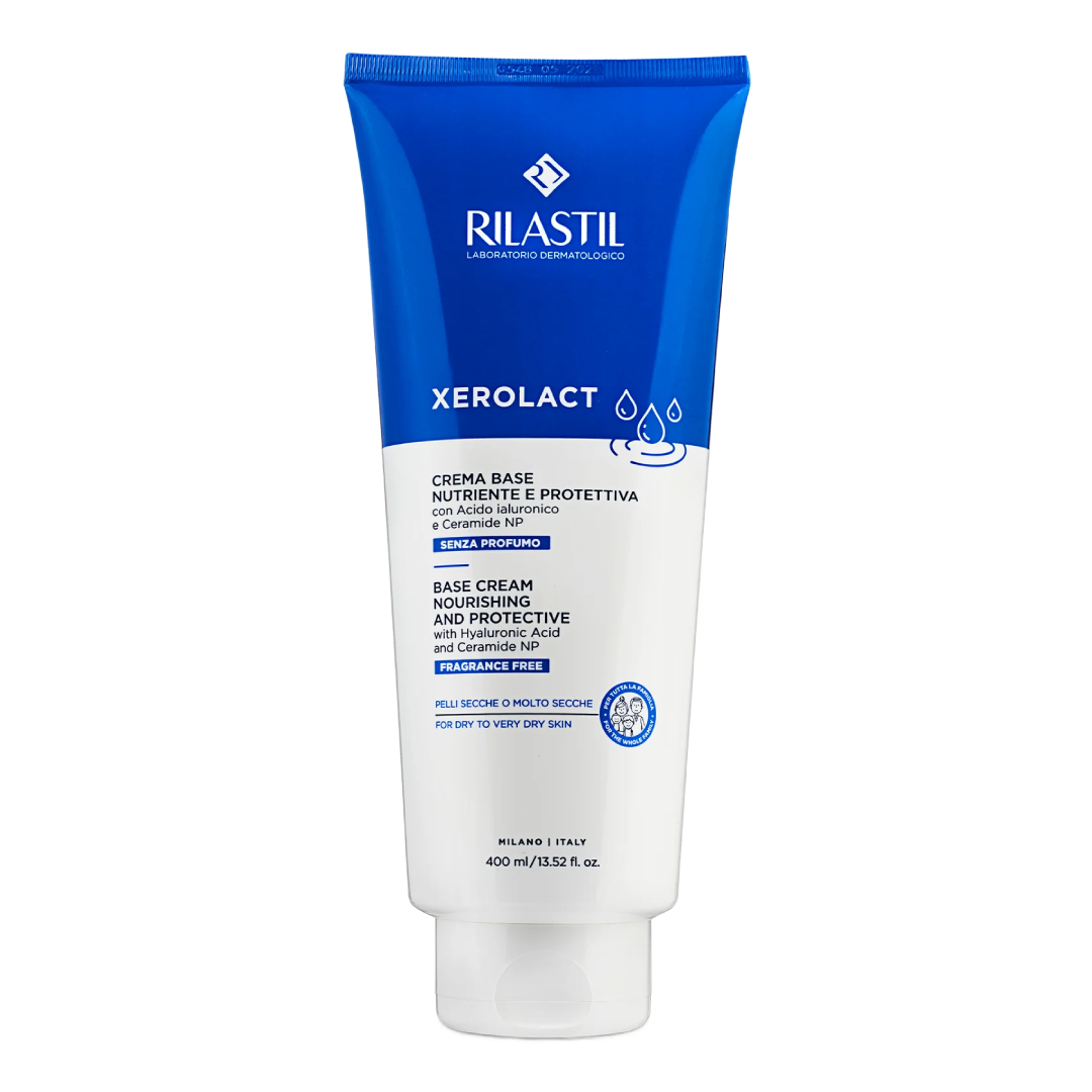 Crema hidratanta si protectoare pentru fata si corp XEROLACT BASE, 400 ml, RILASTIL 