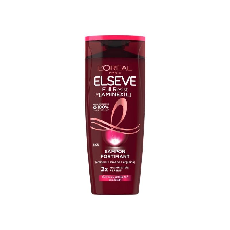 Sampon fortifiant pentru par fragil cu tendinta de cadere Elseve Full Resist, 250 ml, L'Oreal 