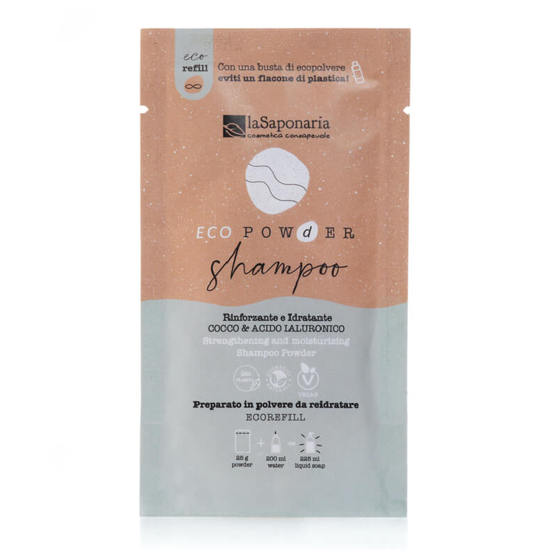 Sampon pudra pentru hidratare si fortifiere, 25g, La Saponaria