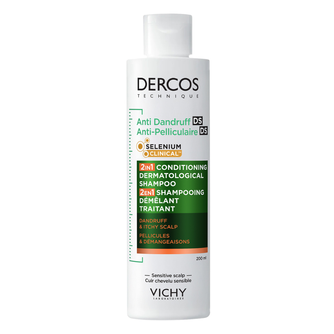 Sampon si balsam 2in1 anti-matreata Dercos, 200 ml, Vichy