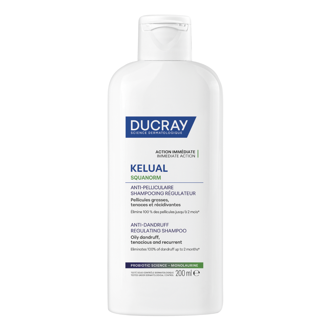 Sampon tratament anti-matreata grasa Kelual Squanorm, 200 ml, Ducray