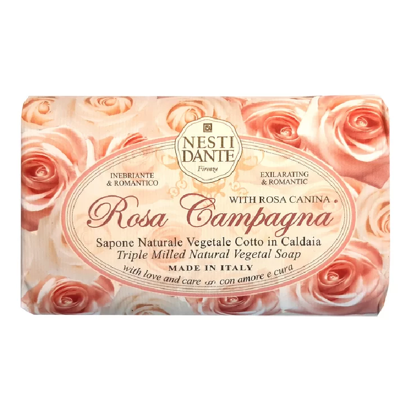 Sapun solid  Le Rose Sampanie, 150 g, Nesti Dante