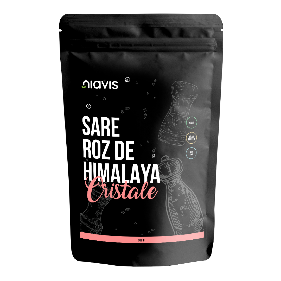 Sare Roz de Himalaya Cristale, 500 g, Niavis