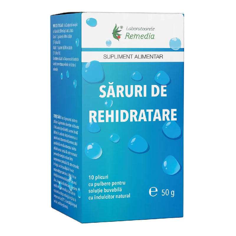 Saruri de rehidratare, 10 plicuri, Remedia