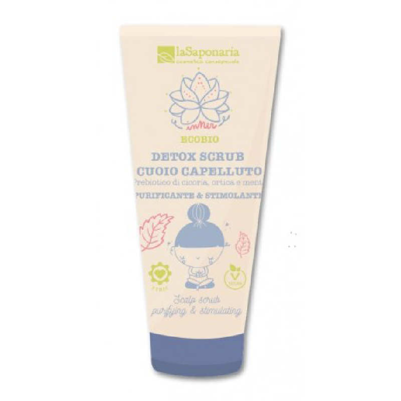 Scrub pentru scalp detoxifiant, 100ml, La Saponaria Scrub pentru scalp detoxifiant, 100ml, La Saponaria