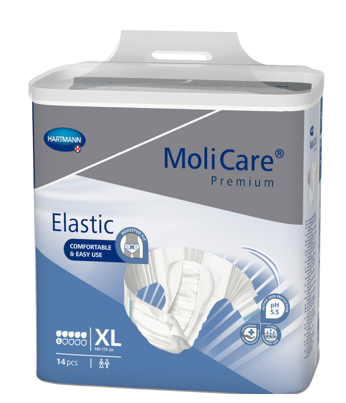Scutece Molicare Premium Elastic 6 Picaturi Xl X 14 Buc