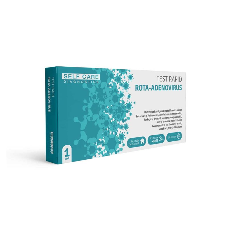 Test rapid Rota-Adenovirus, 1 bucata, Self Care Dispozitive Medicale 2023-10-02 3