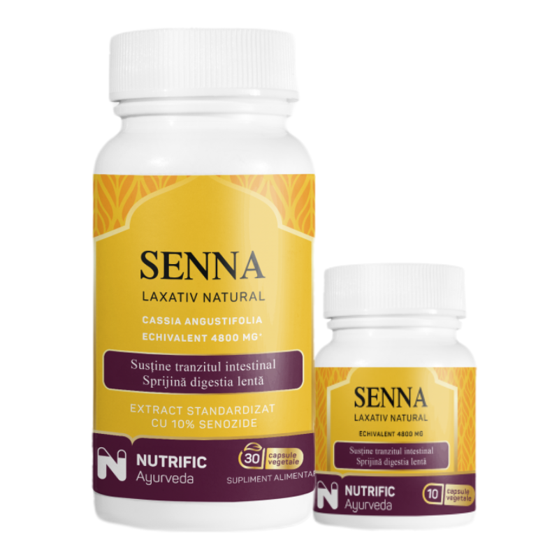Pachet Senna, 30 + 10 capsule, Nutrific capsule imagine noua