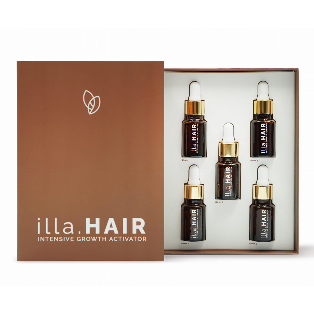 Ser Tratament Pentru Par, Illa.hair, 5 Sticlute*50 Ml, Evoepharm