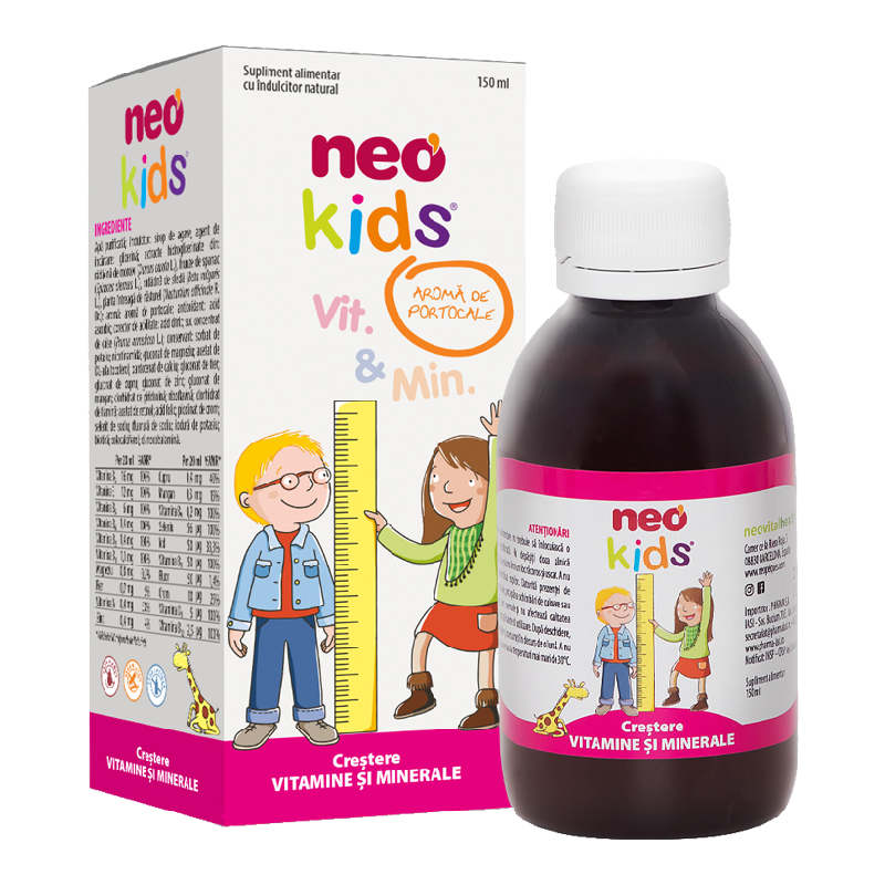 Sirop crestere, 150ml, Neo Kids
