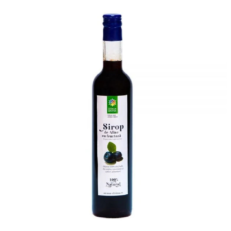 Sirop de Afine cu fructoza, 500ml, Steaua Divina