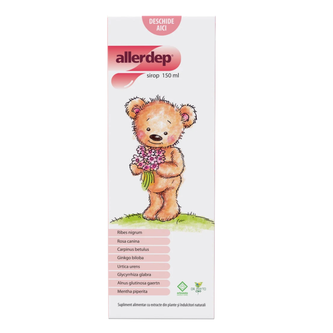 Sirop pentru copii Allerdep, 150 ml, Dr. Phyto