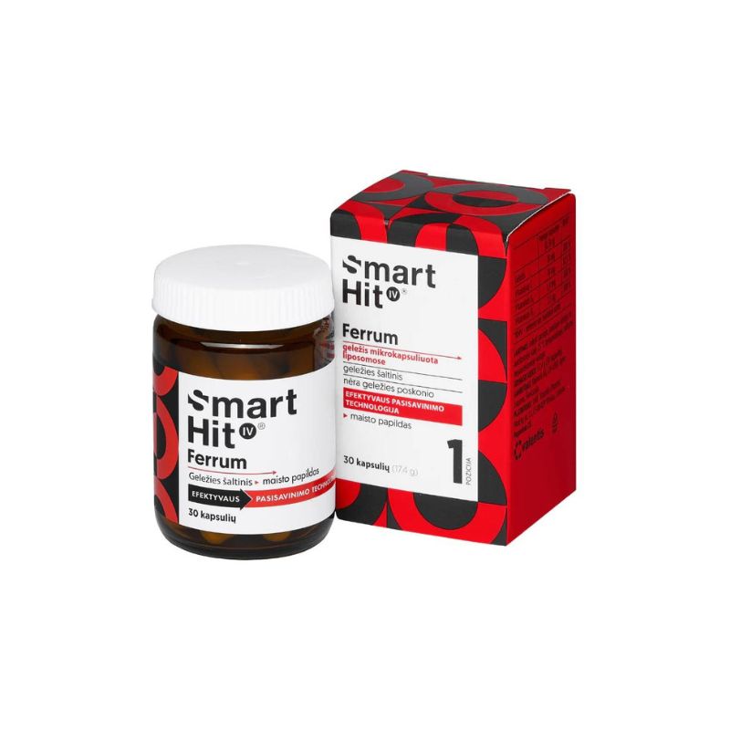 SmartHit IV Fier microincapsulat, 30 capsule, Valentis Anemie