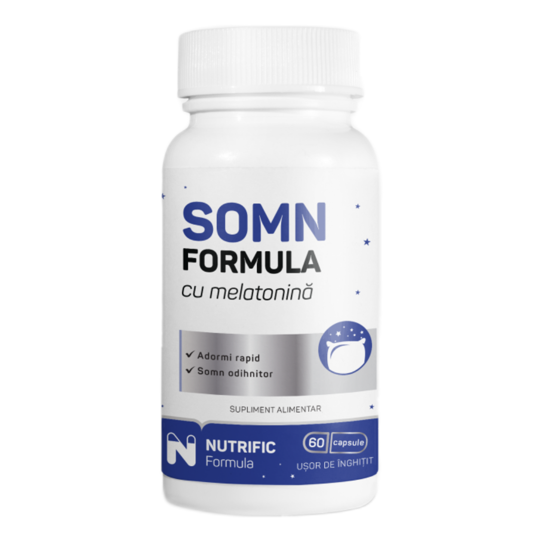 Somn formula cu melatonina, 60 capsule, Nutrific