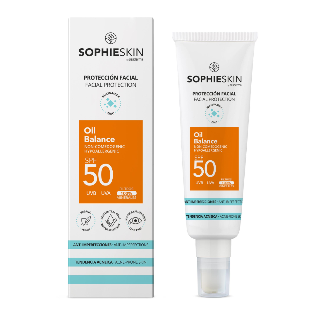 Crema Fotoprotectie Pentru Ten Gras, Spf50, 50ml, Sophieskin