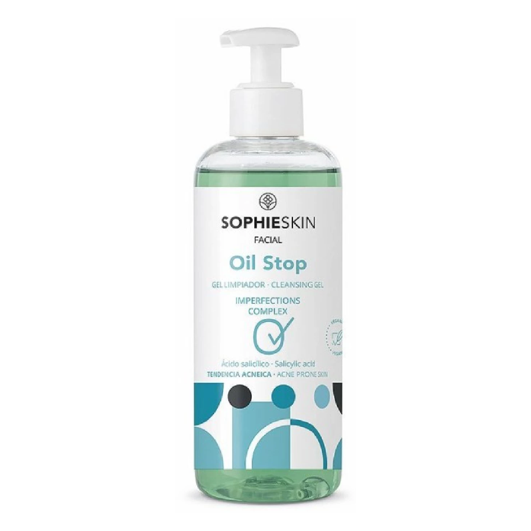 Gel de curatare pentru ten cu tendinta acneica Oil Stop, 250ml, Sophieskin