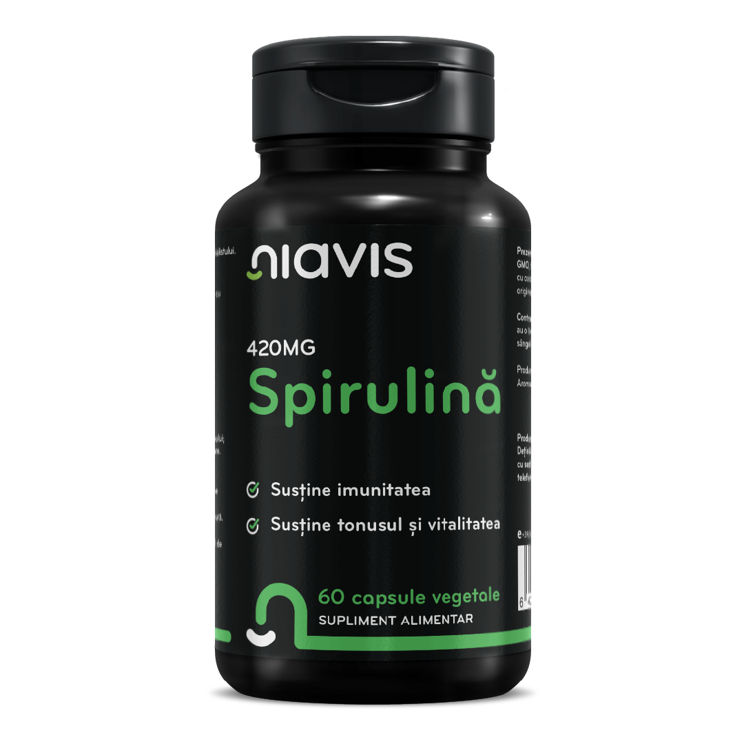 Spirulina, 60 capsule, Niavis