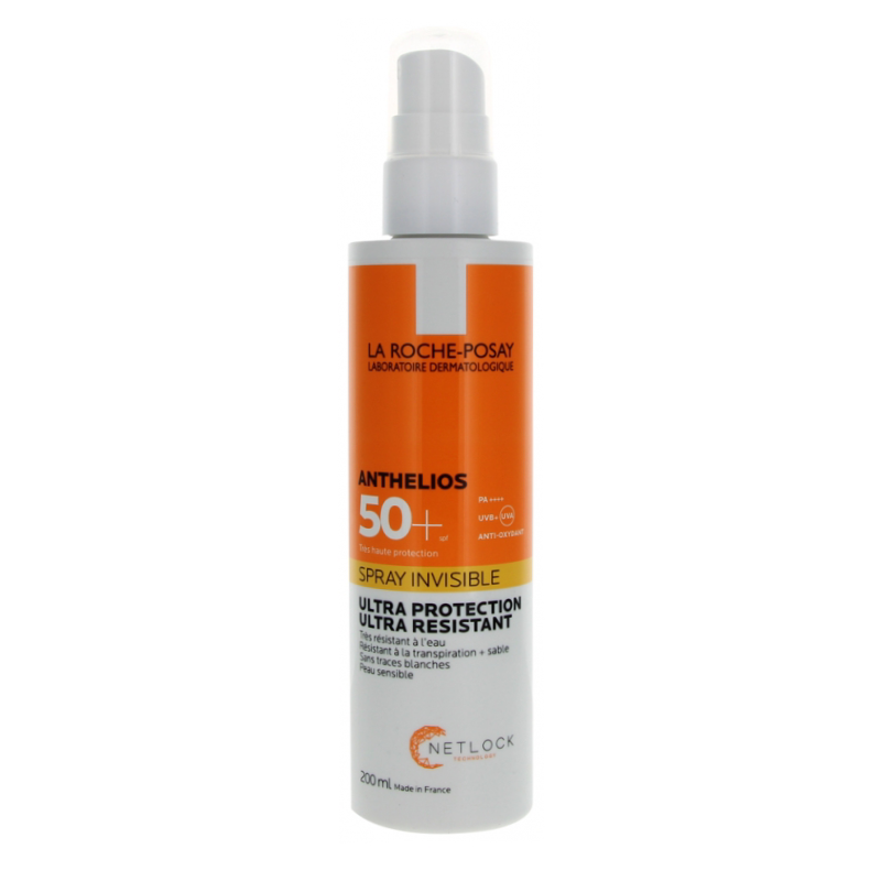 Spray Invizibil Cu Spf 50+ Pentru Corp Anthelios, 200 Ml, La Roche-posay