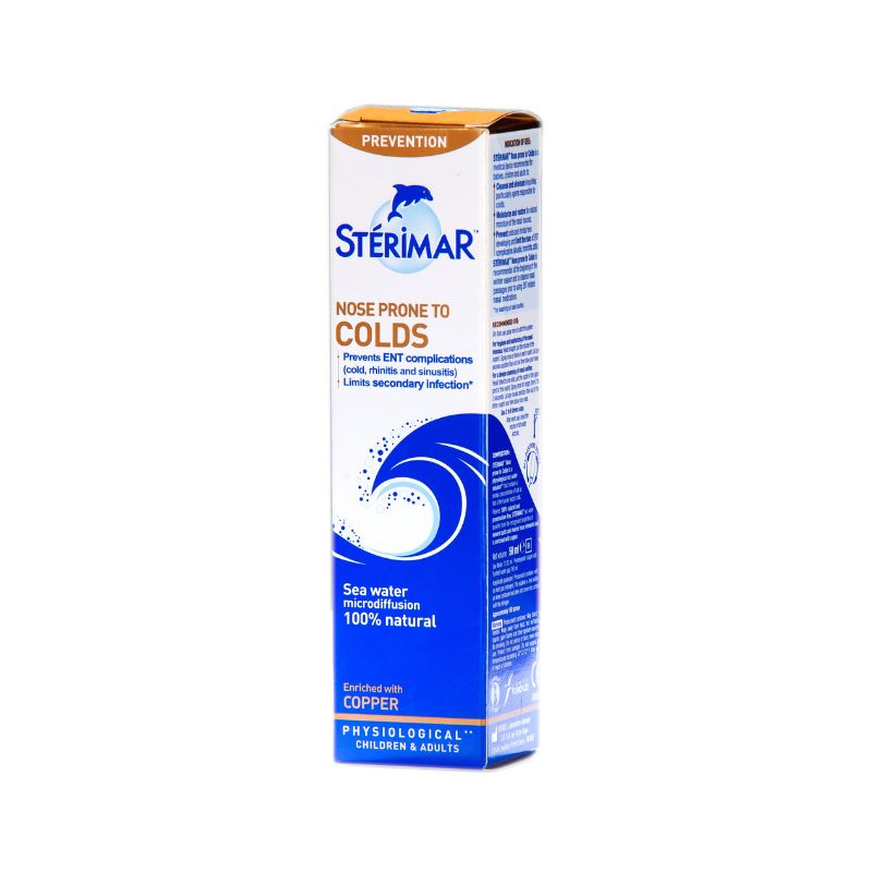 Spray nazal prevenire raceala Cupru, 50 ml, Sterimar Apa imagine noua