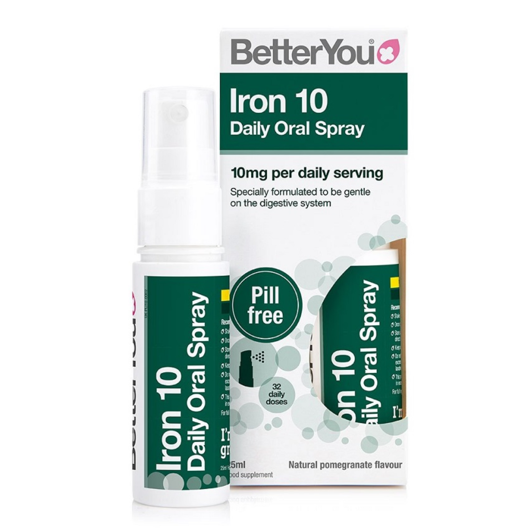 Spray oral cu fier, 10mg, 25ml, BetterYou