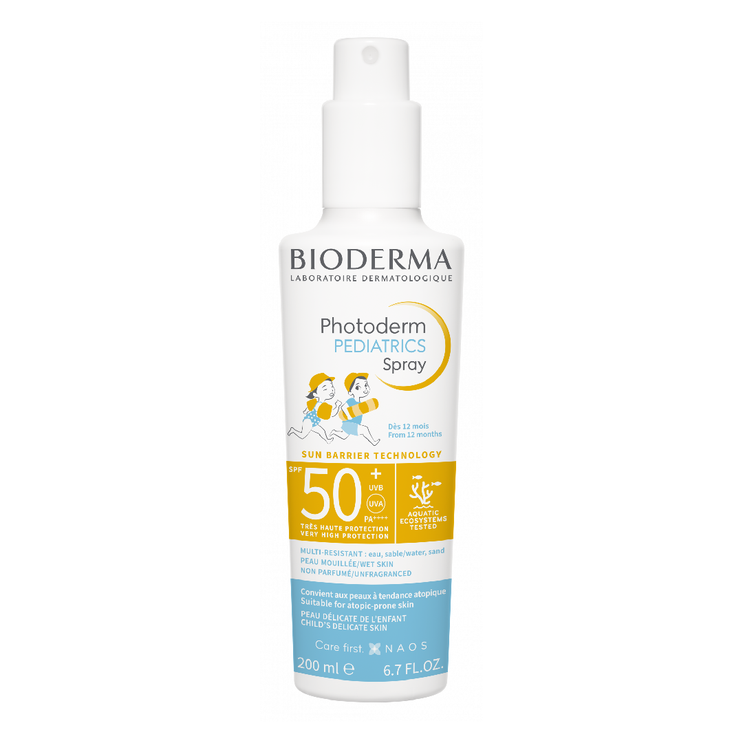 Spray protectie solara pentru copii Photoderm Pediatrics, SPF50+, 200 ml, Bioderma