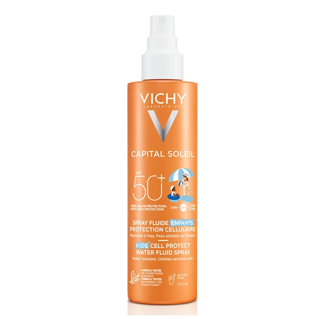 Spray protector SPF 50+ Kids Cell Protect Capital Soleil, 200 ml, Vichy