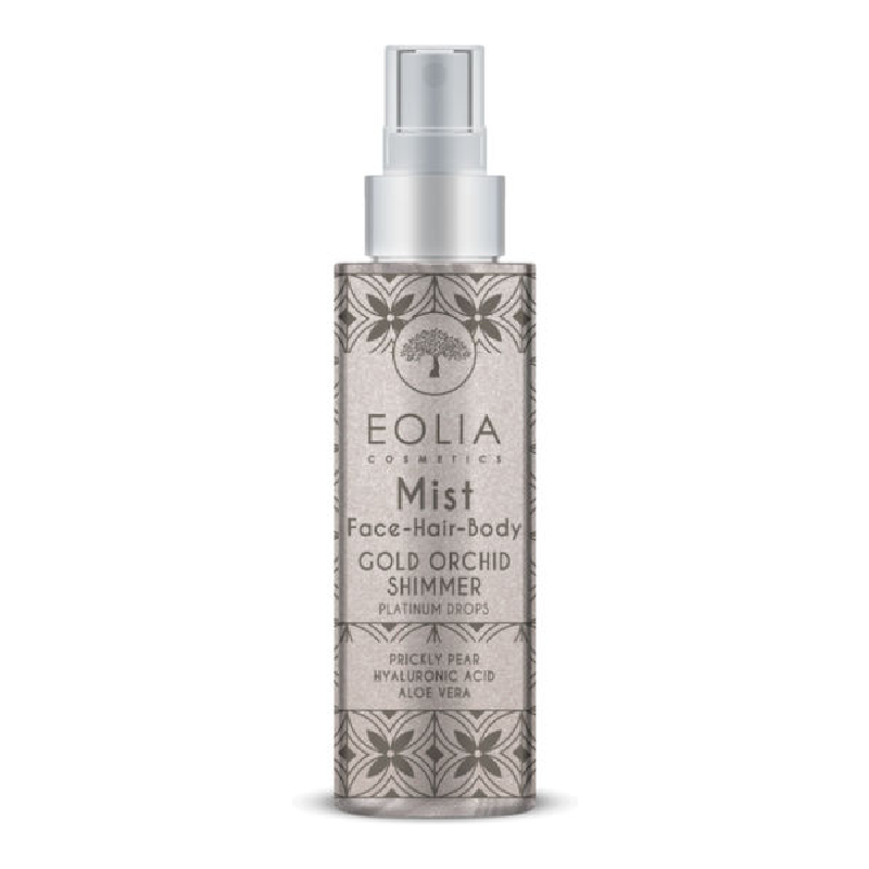 Spray stralucitor de Fata, Par si Corp Platinum Drops, 150 ml, Eolia