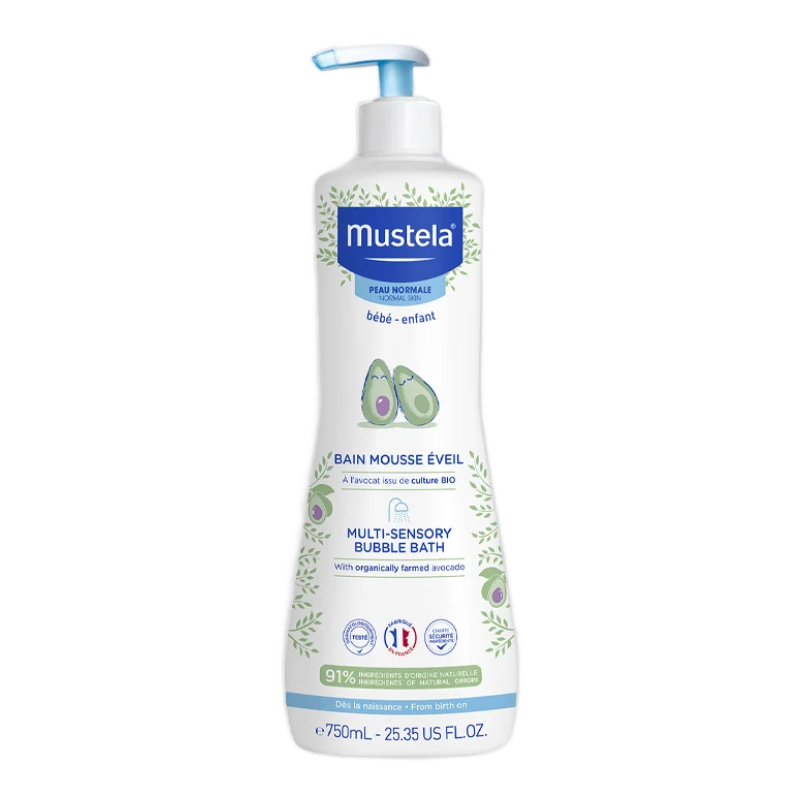 Mustela Spuma pentru baie multi-senzoriala, 750 ml