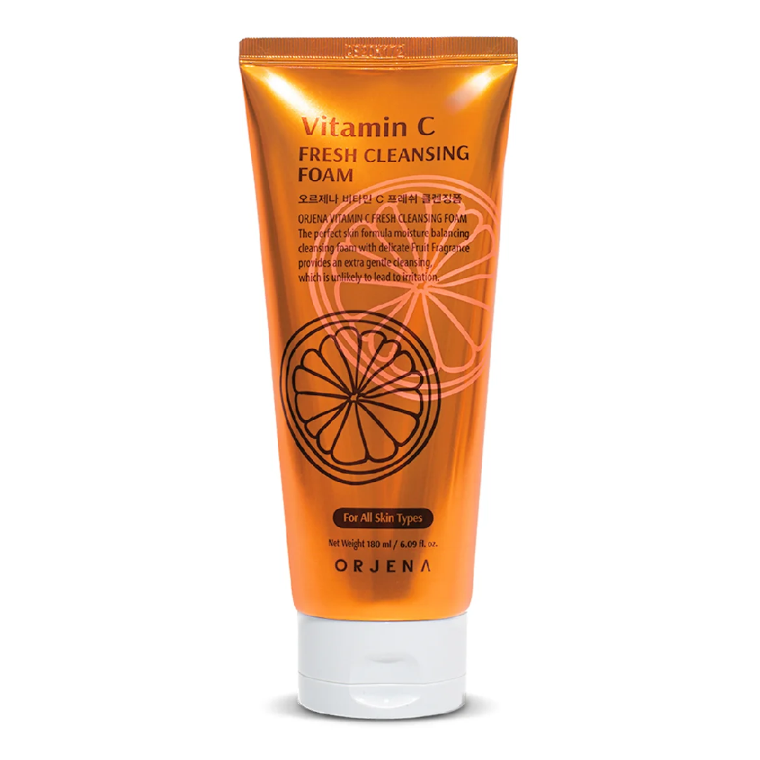 Spuma de curatare Vitamin C Fresh Cleansing, 180ml, Orjena