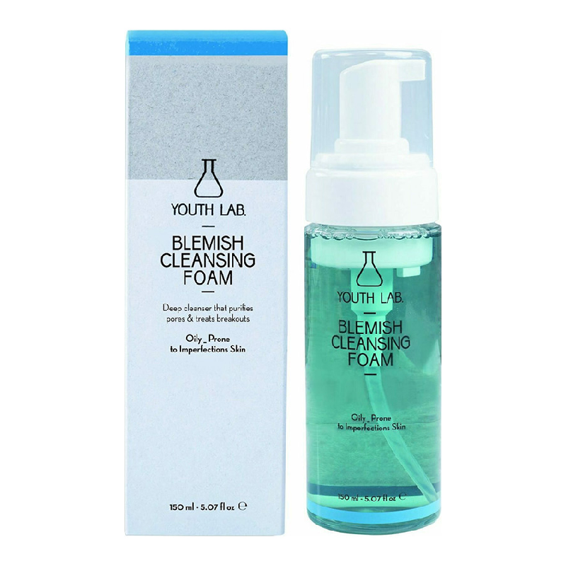 Spuma De Curatare Pentru Ten Gras Predispus La Acnee, 150 Ml, Youth Lab