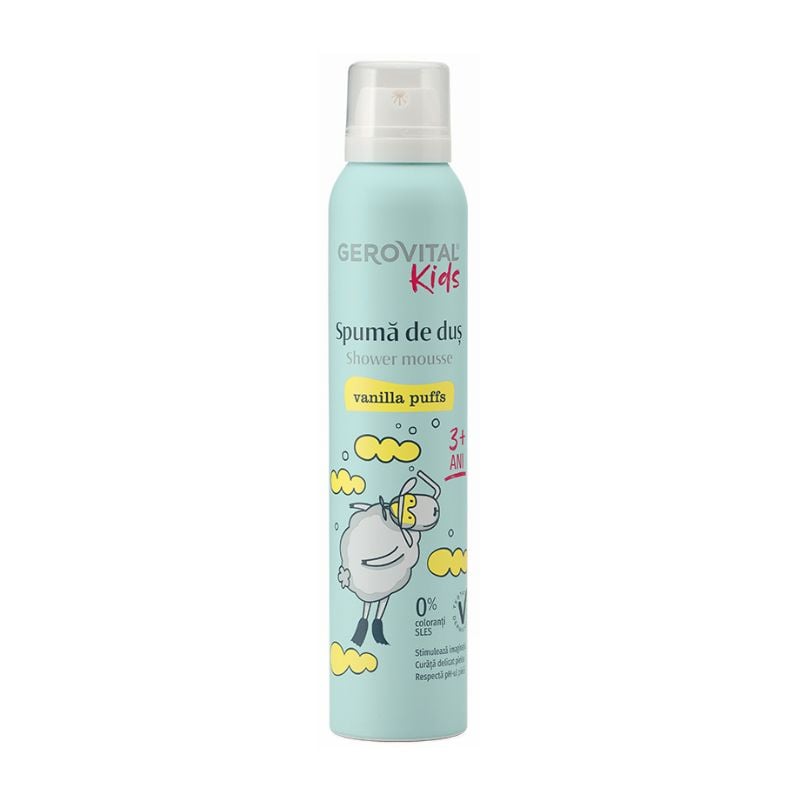 Spuma de dus Vanilla Puffs, 200 ml, Gerovital Kids